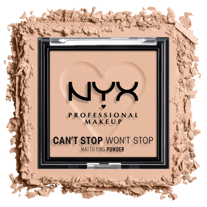 NYX Professional Makeup Poudre Matifiante Can't Stop Won't Stop Medium