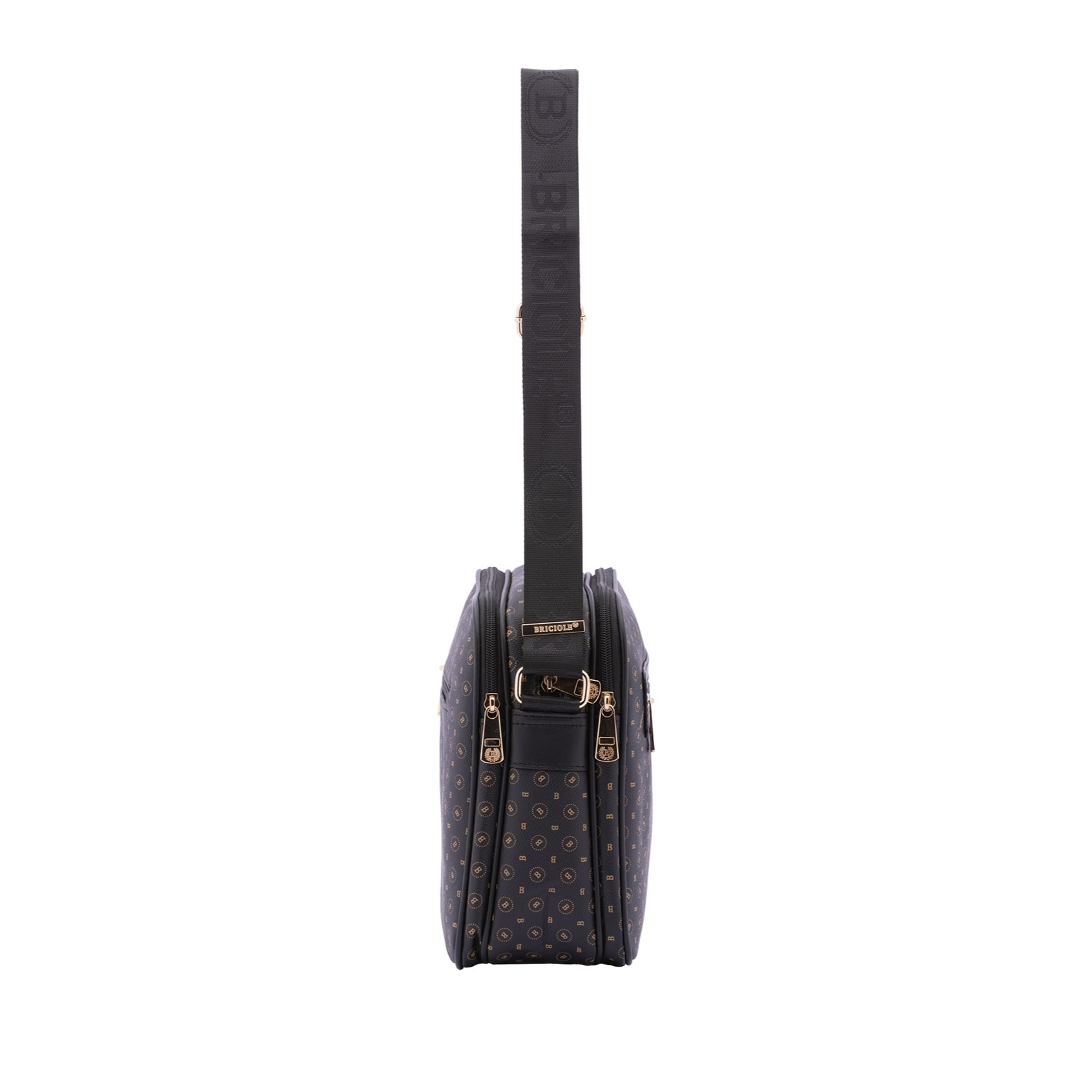 Borsa a tracolla da donna - Modello Iduna - Ecopelle e poliestere - 24.0 x 29.0 x 11.0 cm
