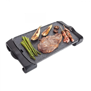 Plancha de cocina eléctrica JATA JT950 de 46 x 28 cm. Antiadherente. Resistencia patentada. Fabricada en España