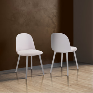 Oresteluchetta Set 4 Sedie TELLA WHITE