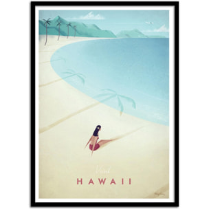 Affiche - Visit Hawaii - Henry Rivers