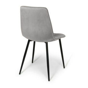 Chaises Linda - Mix color - Vert, gris clair, gris foncé, jaune