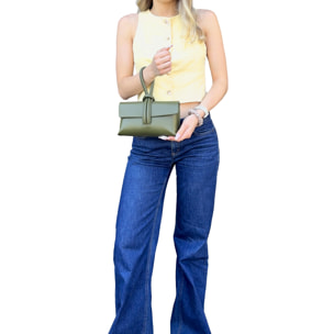 Borsetta Pochette in Vera Pelle Made in Italy