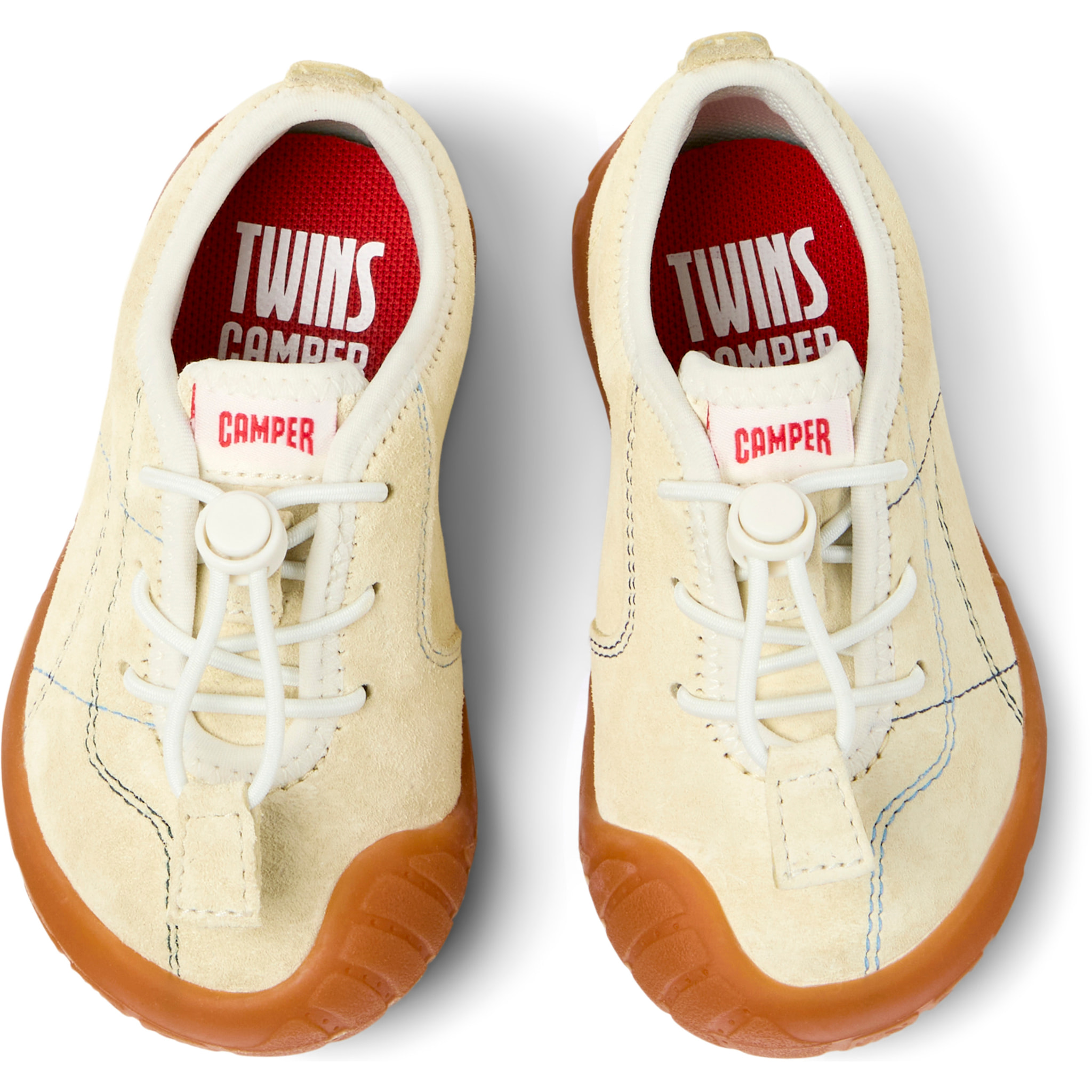 Sneakers - CAMPER Peu Path Twins - Giallo - Pelle nabuk