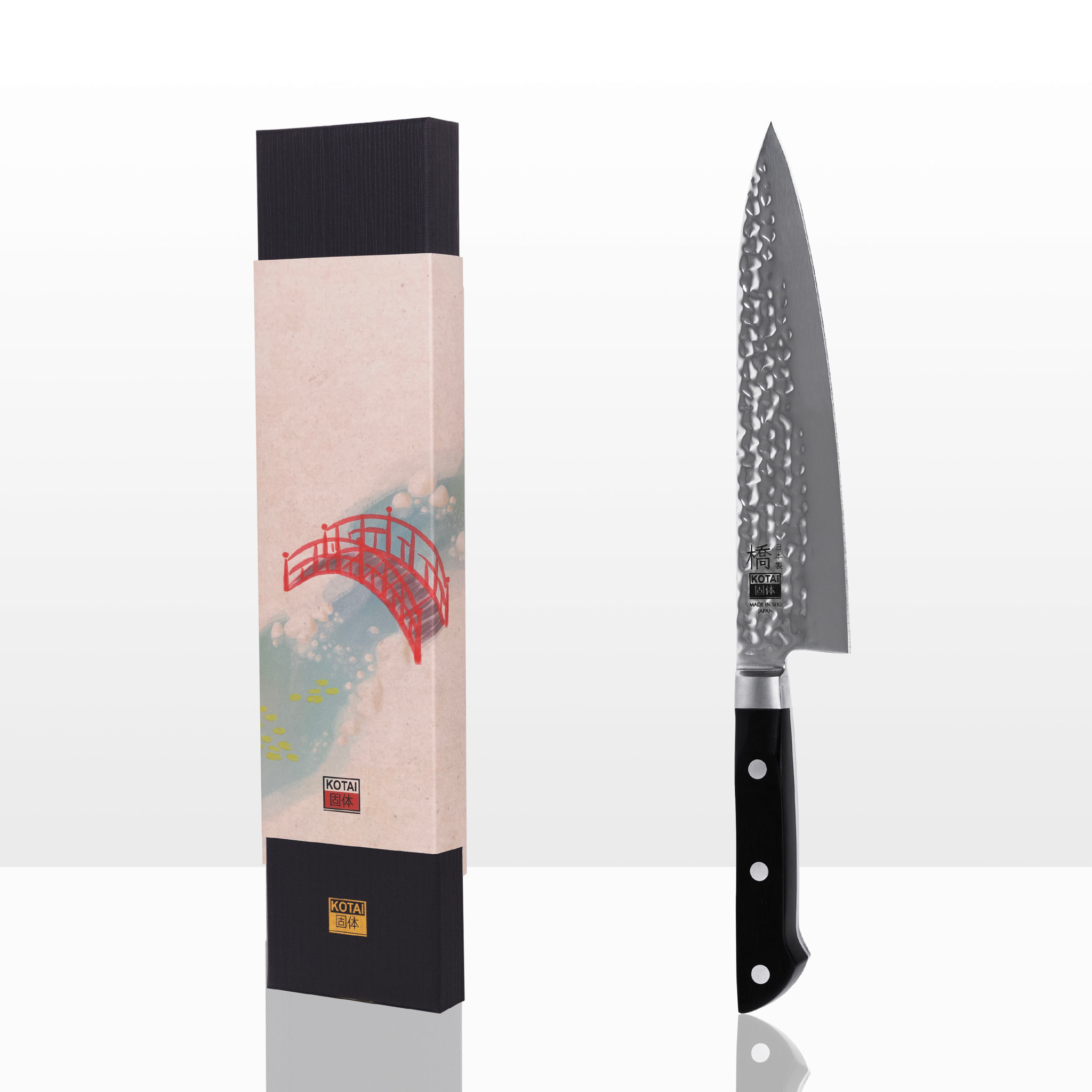 Coltello da chef "Gyuto" Hashi Tsuchime - lama: 20 cm