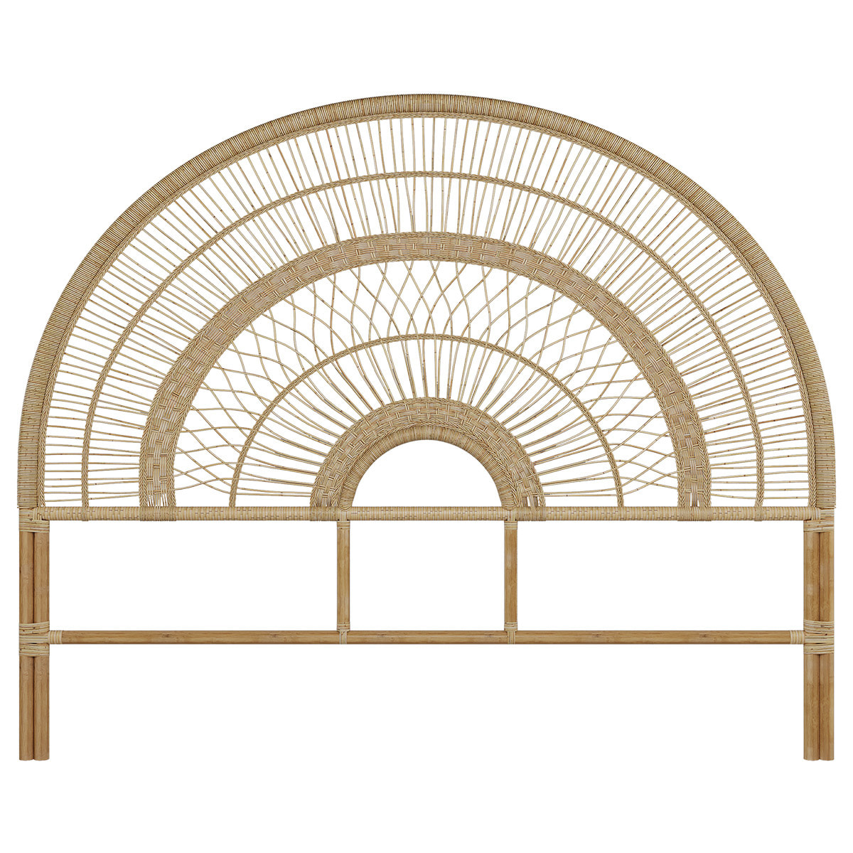 Tête de lit Astéria en rotin 160 cm