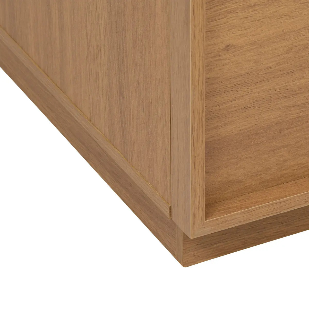 Commode haute Framy 6 tiroirs bois foncé