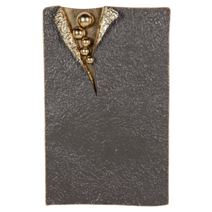 Adorno Pared Metal Dorado Negro 62x8x100 Cm