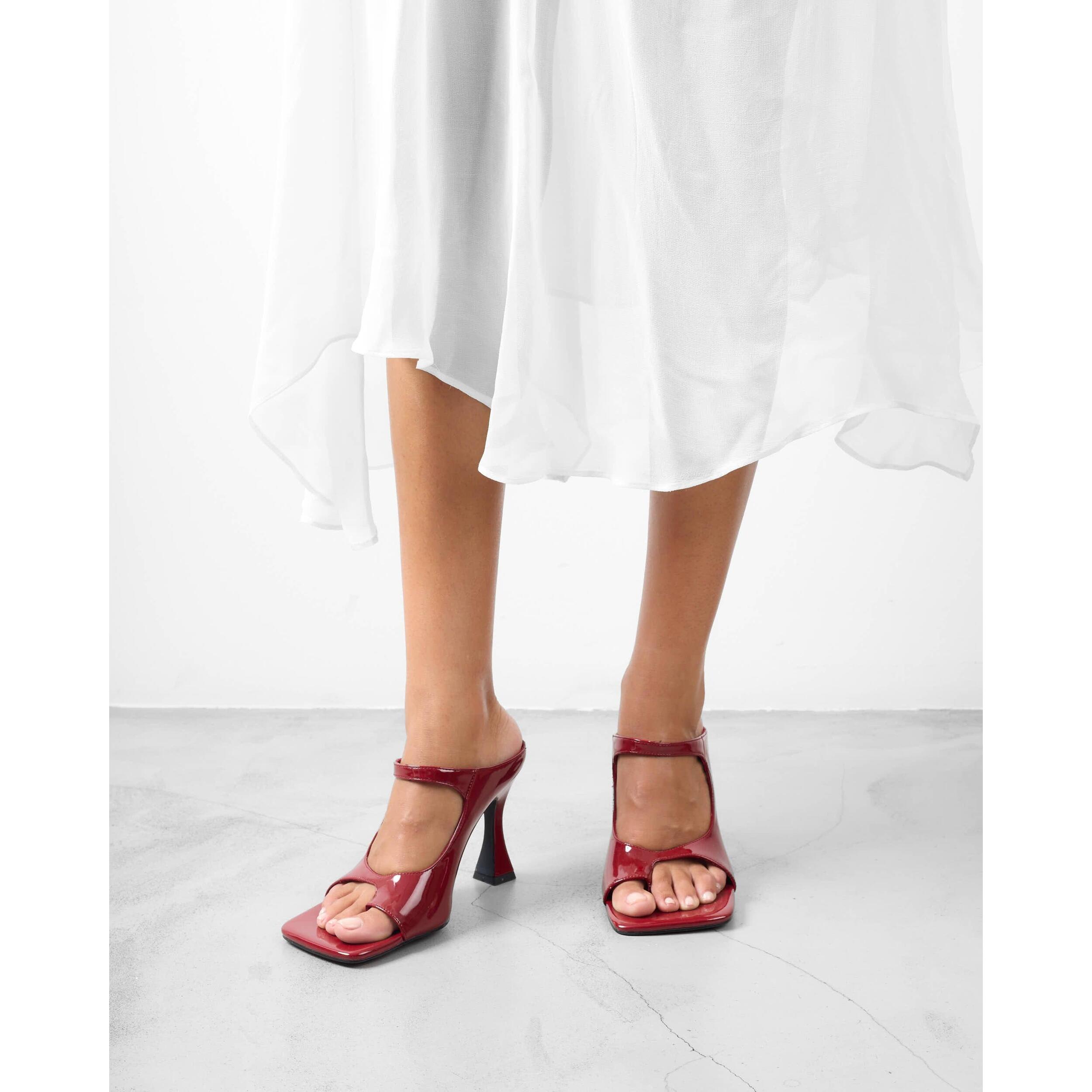 Sandalias  -  Drienne   - Rojo - 10 cm