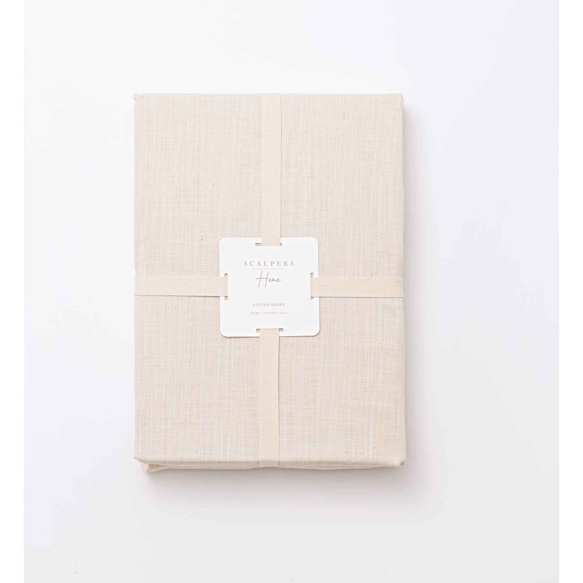 Sábana bajera, 100% algodón, 140gsm, color ocre scalpers home