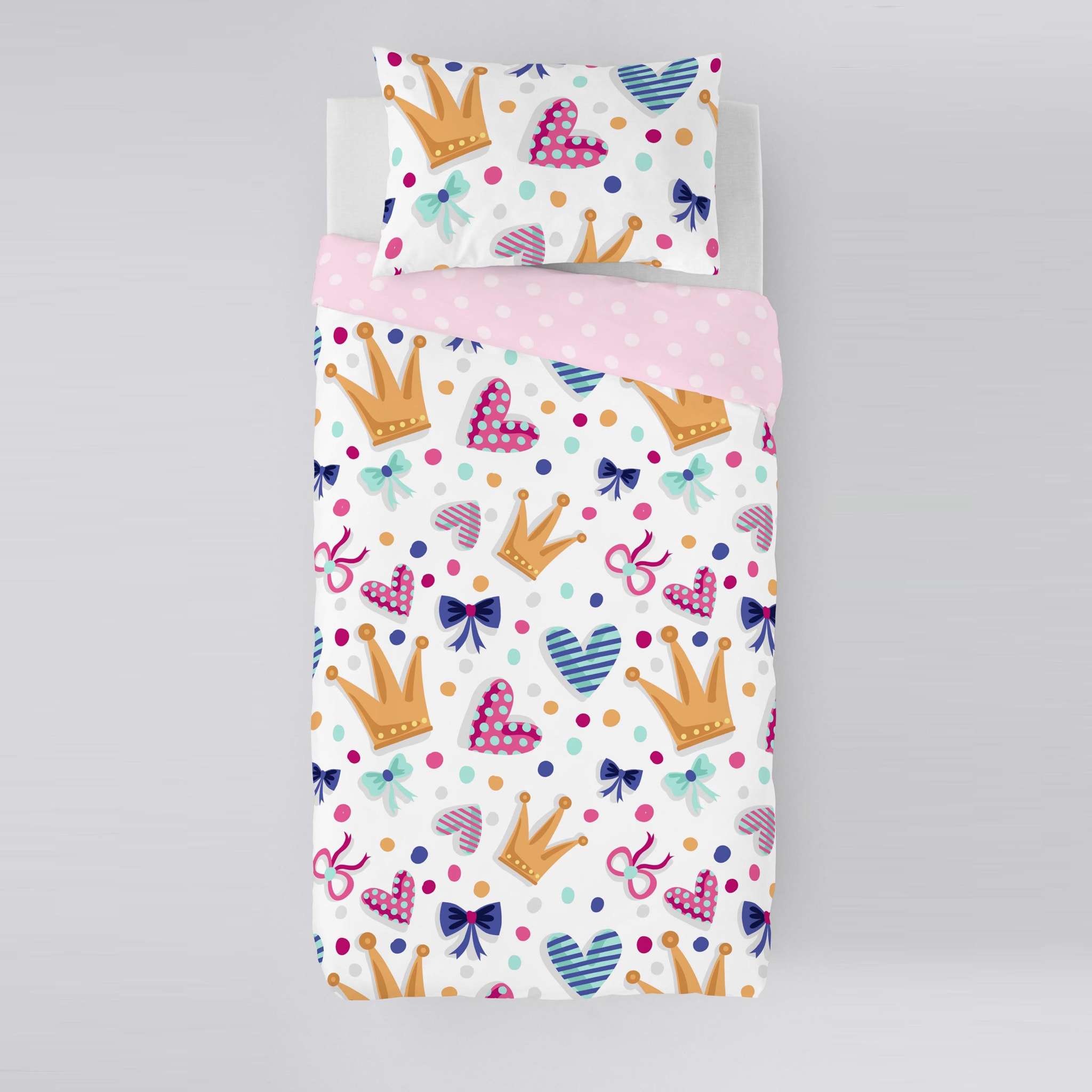 Cool Kids - Funda Nórdica Estampada - Reversible - Infantil - Cierre Solapa - Incluye 1 Funda de Almohada - 100% Algodón - Margot