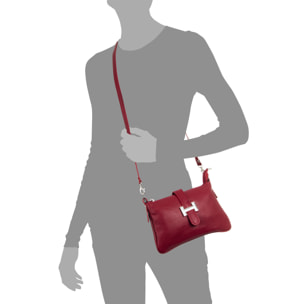 Allerona Bolso de mano Mujer.Piel auténtica Dollaro