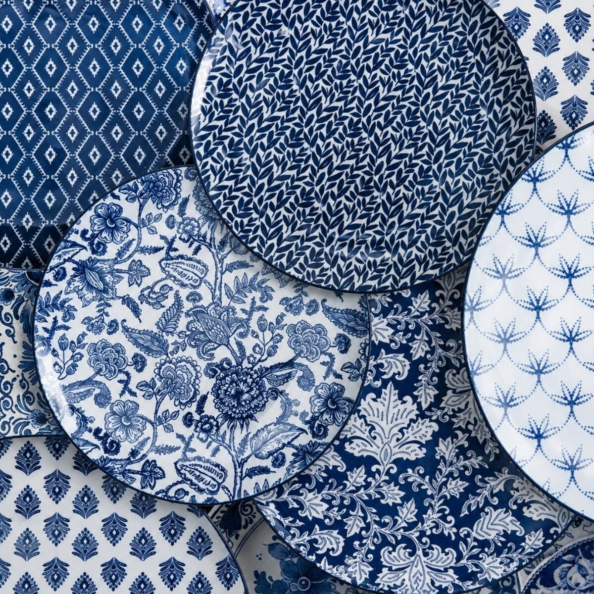 Lot de 6 assiettes à dessert, MAJORELLE