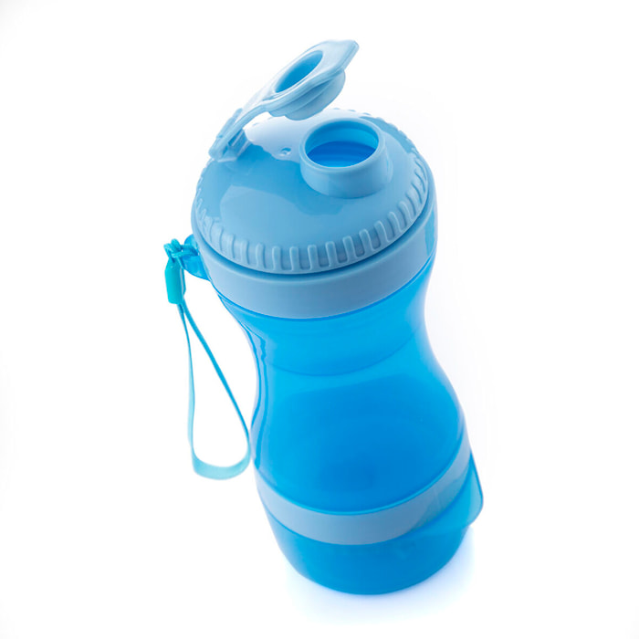 Botella con Depósito de Agua y Comida para Mascotas 2 en 1 Pettap InnovaGoods