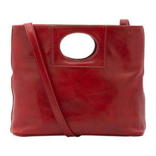Borsa a tracolla  da donna In Vera pelle Made in Italy 28x33x10 cm