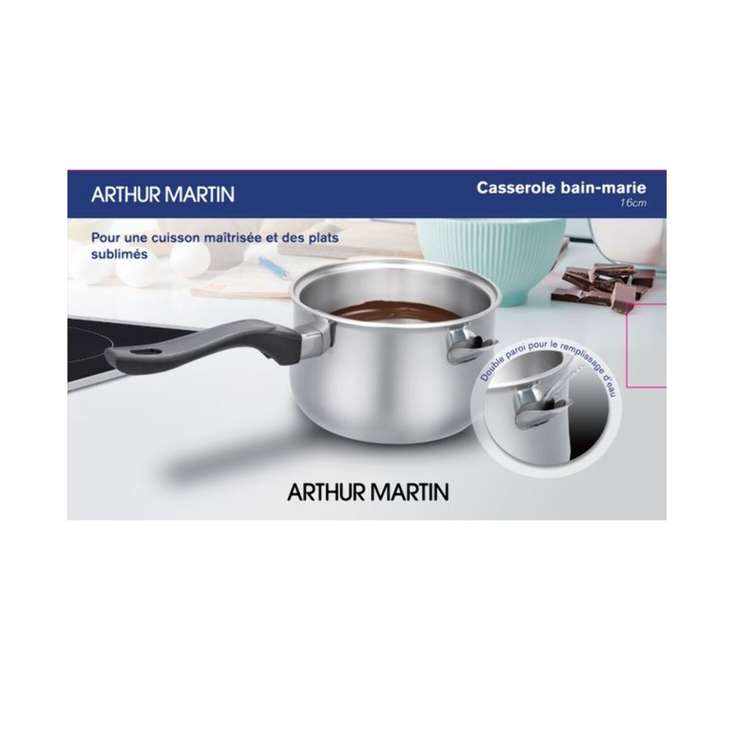 Casserole bain-marie 16cm / 1L