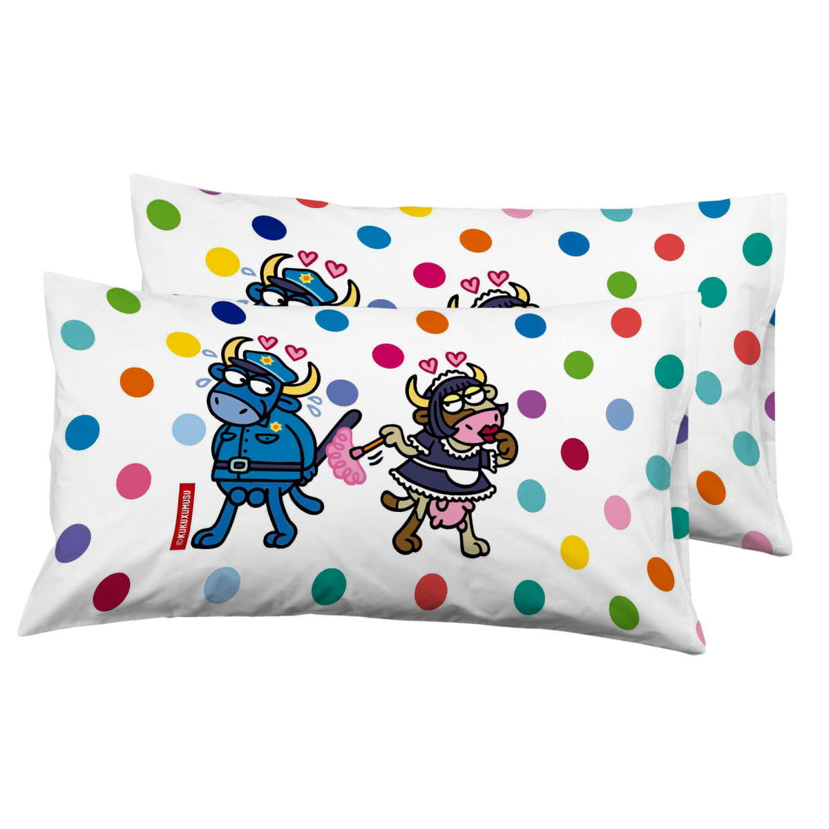 2 Fundas de almohada 50x75 (2) GOOD NIGHT CP - 100% algodón - 150 hilos