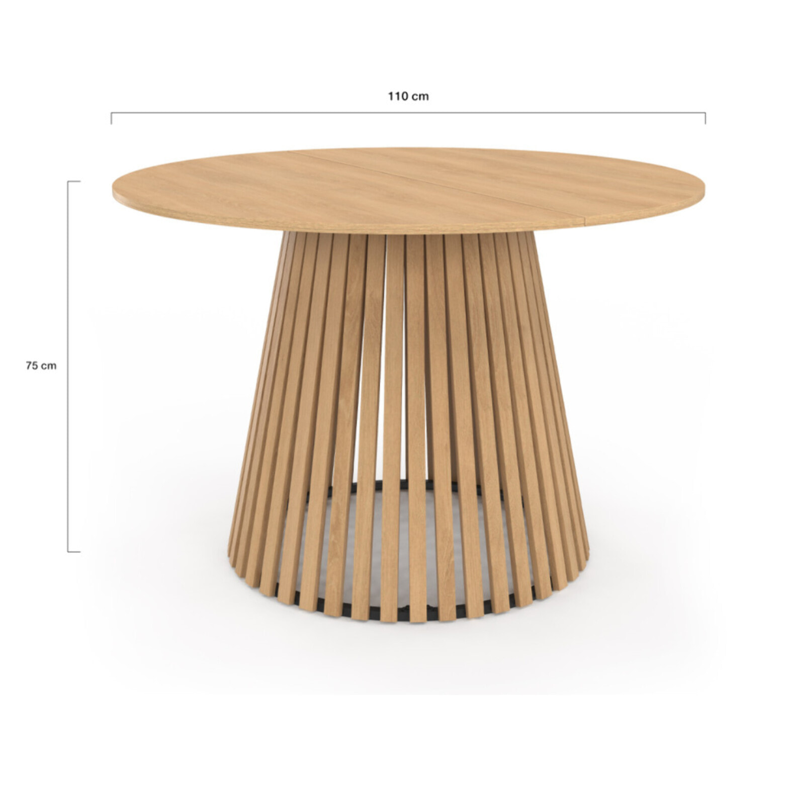 Table à manger ronde Camélia Ø110cm