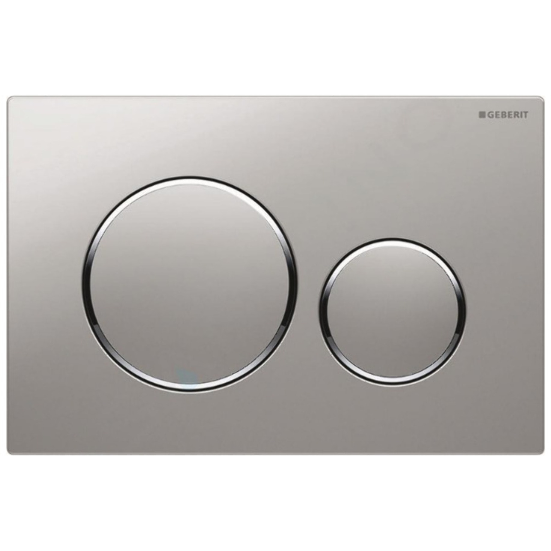 Pack WC Bati-support Geberit UP320 + WC sans bride Livea Bello + Abattant softclose + Plaque Sigma20 Chrome mat/brillant