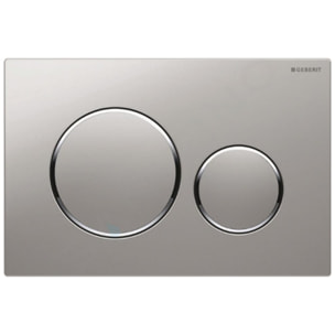 Pack WC Bati-support Geberit UP320 + WC sans bride Livea Bello + Abattant softclose + Plaque Sigma20 Chrome mat/brillant
