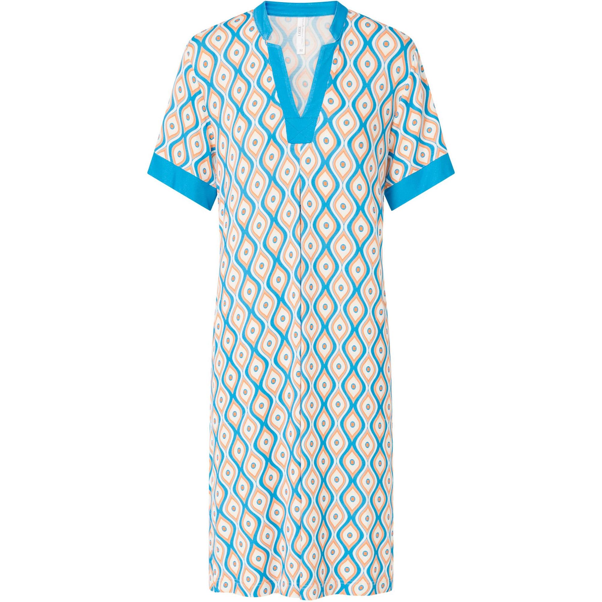 Vestido Viscosa Sin Cuello