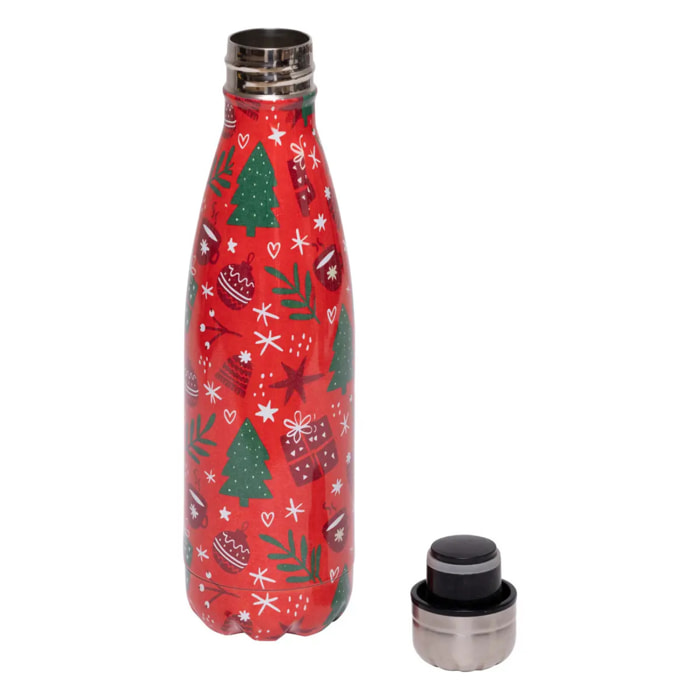 Bouteille isotherme Noël 0,5L assorti