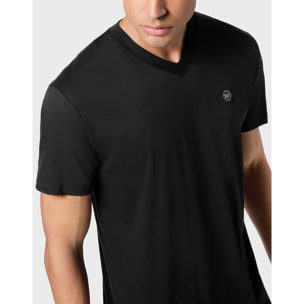 PHILIPP PLEIN T-Shirt V-Neck Ss HEXAGON