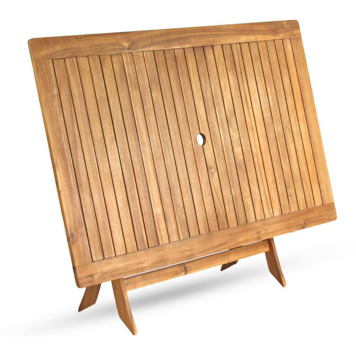 Tavolo da giardino in legno pieghevole 150x90 cm Trapani
