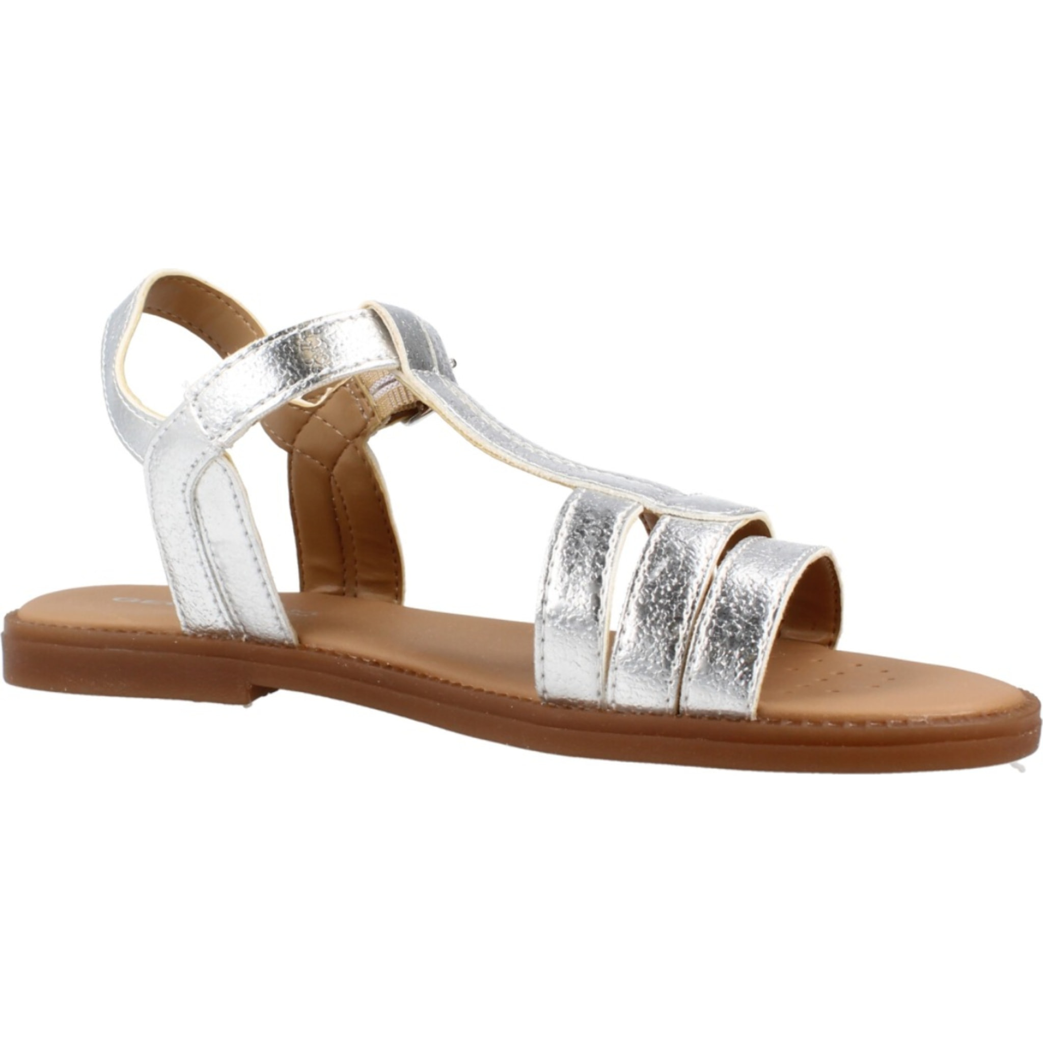 Sandalias Niña de la marca GEOX  modelo J SANDAL KARLY PLATA