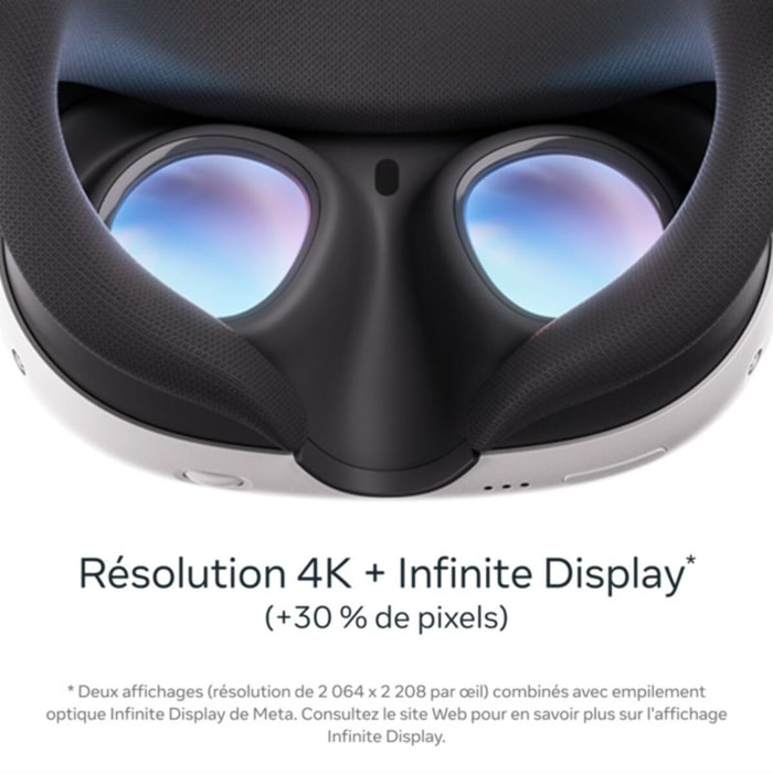Casque de réalité virtuelle META Quest 3 512Go