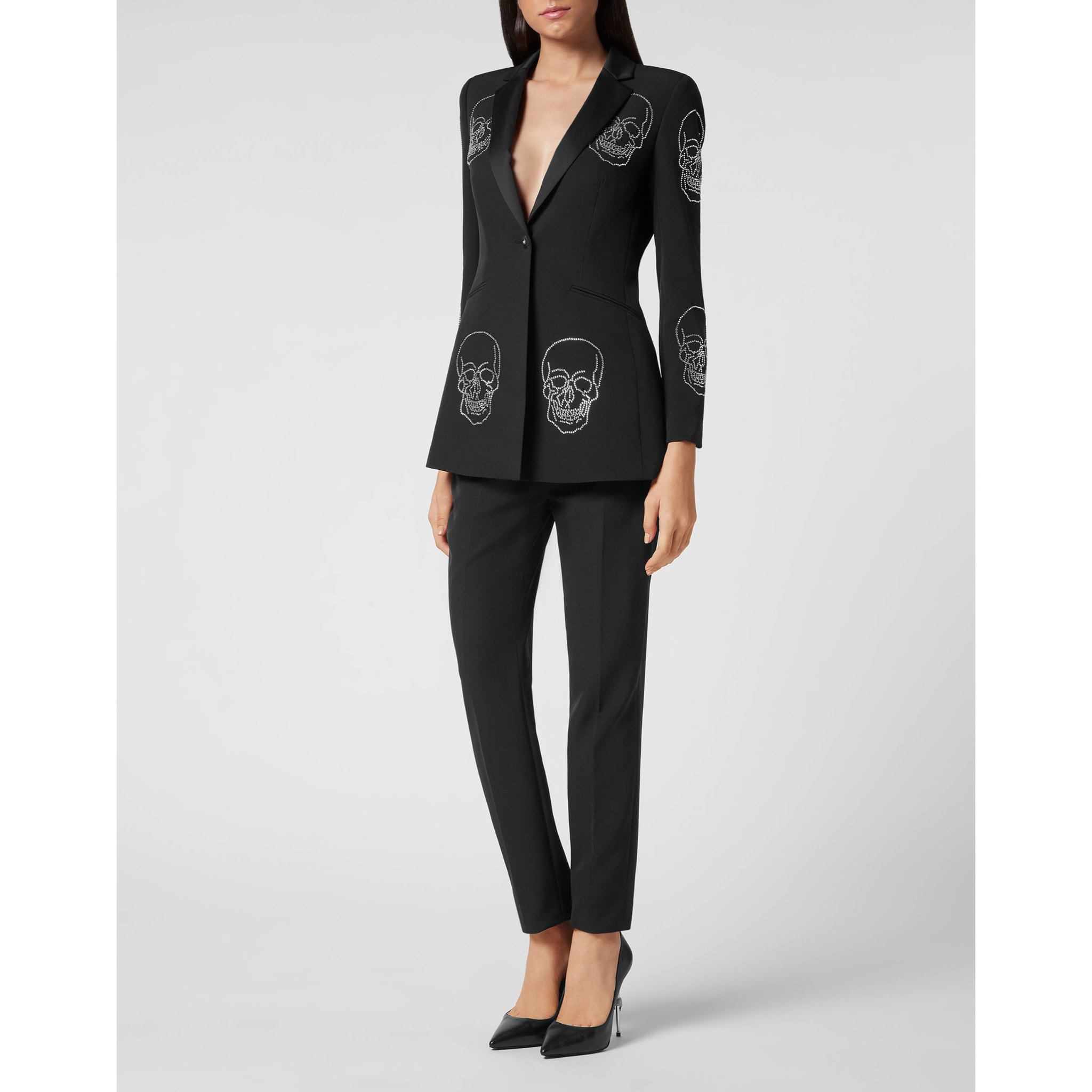PHILIPP PLEIN Cappotto lungo SKULL