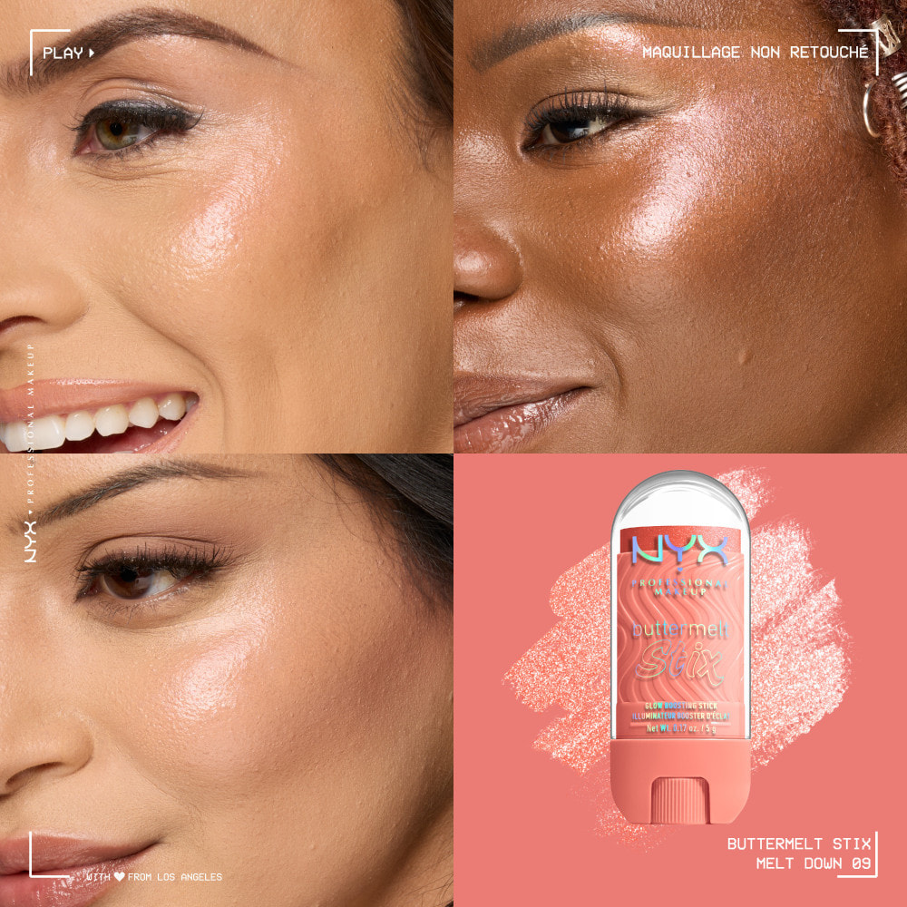 NYX Professional Makeup Buttermelt Highlighter Stix MELT DOWN