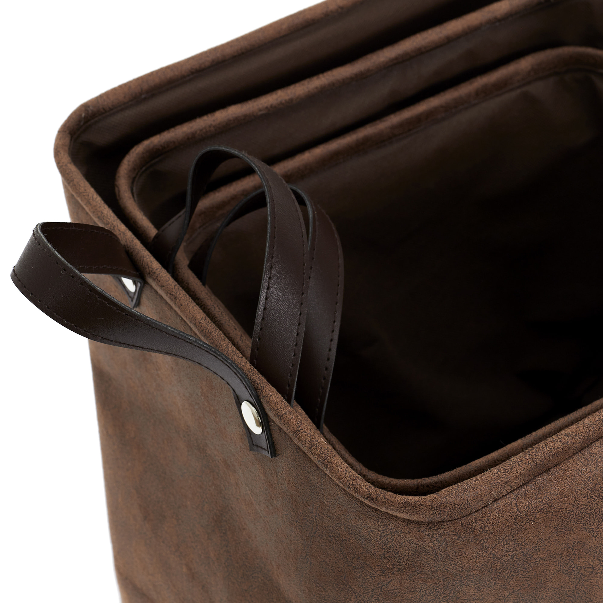 Panier Imitation Cuir X3