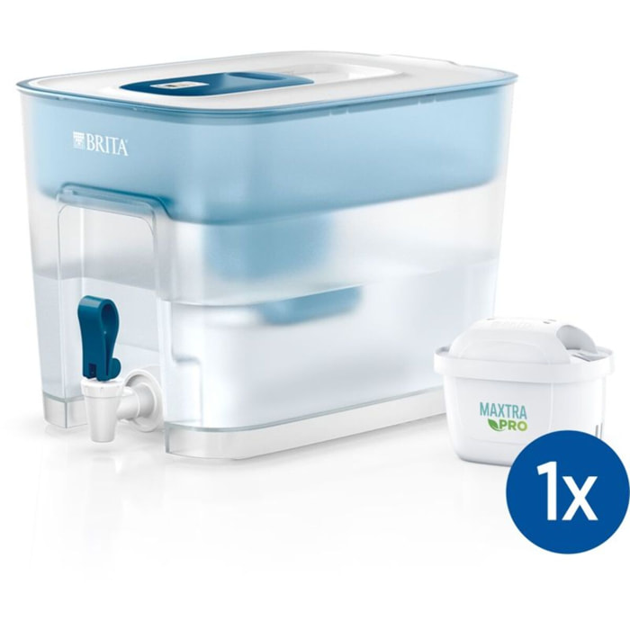 Carafe filtrante BRITA Flow basic blue + 1 cartouche Maxtra Pro