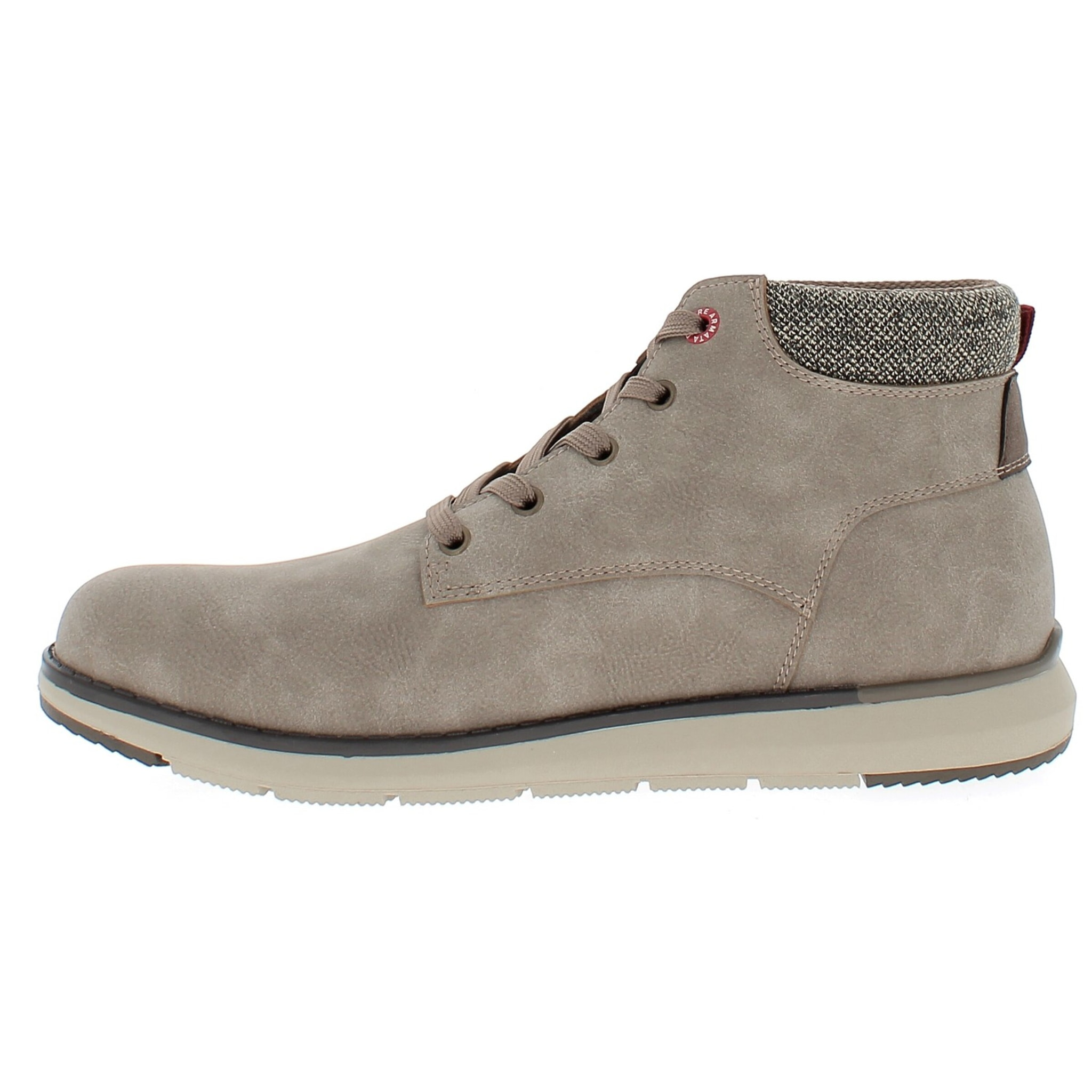 Armata di Mare Scarpe Uomo Stivaletti Casual Stringati con Soletta Rimovibile in Memory Foam AMU 2M845 Taupe