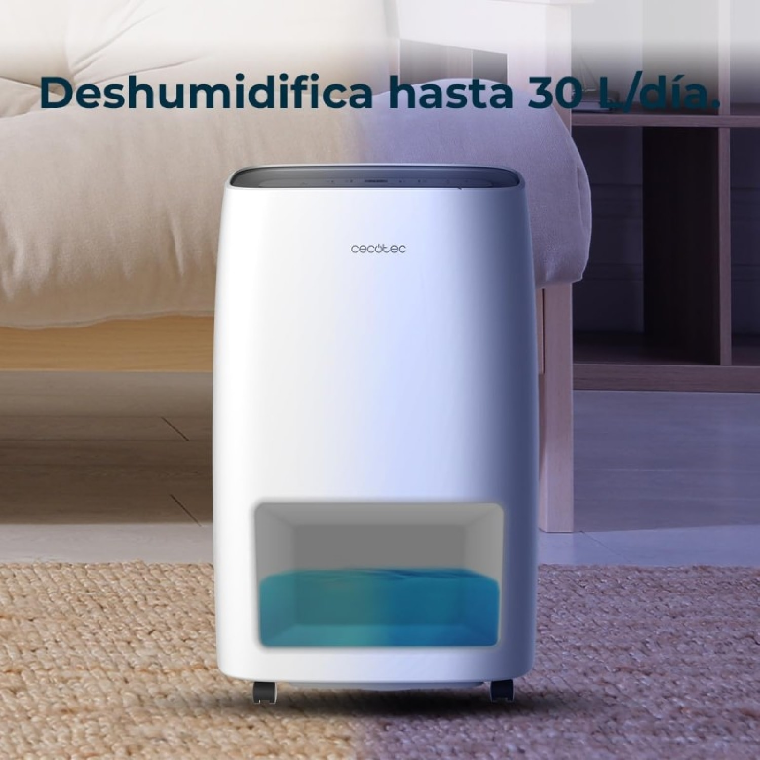 Deshumidificador BigDry 10000 Expert Connected. 580 W, Depósito Extraíble de 6L,