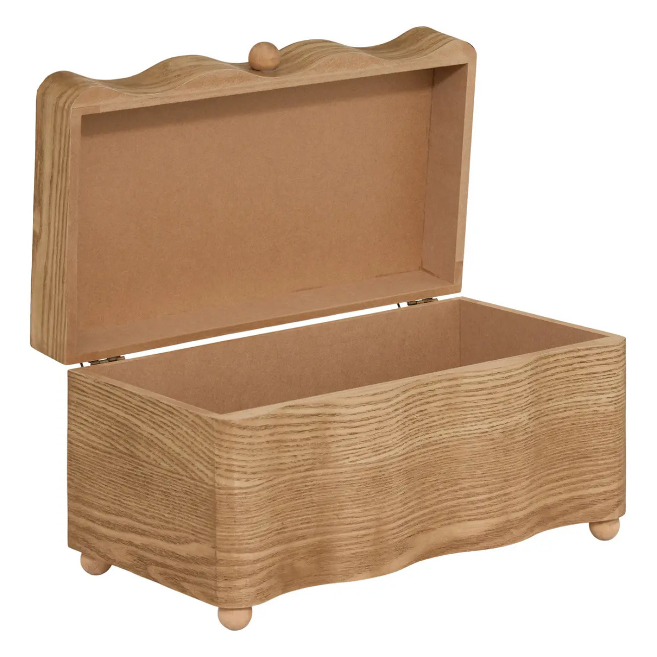 Lot de 3 malles rectangulaires Nikita marron
