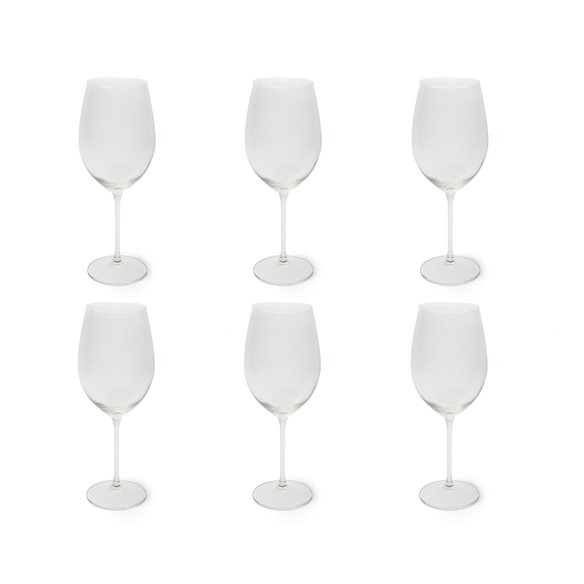 Set de 6 verres à vin Excelsa – Bardolino, Verre Transparent 54 cl