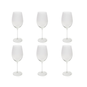 Set de 6 verres à vin Excelsa – Bardolino, Verre Transparent 54 cl