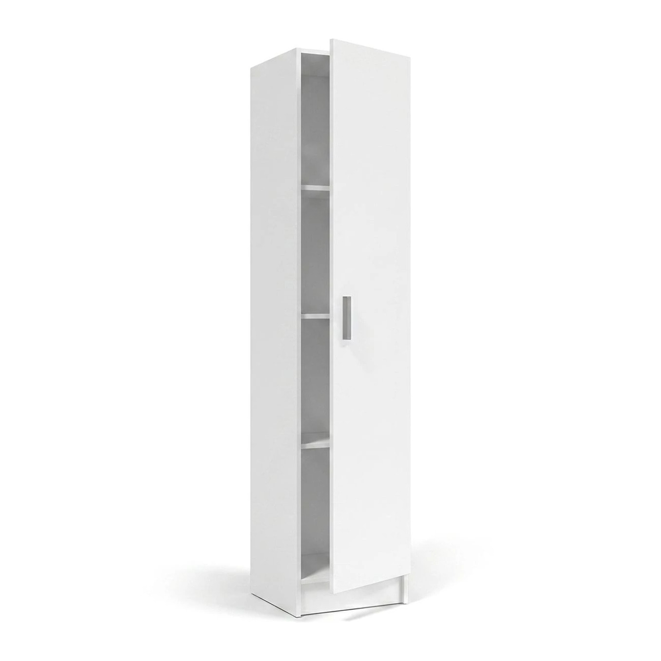 Armario de 1 puerta en blanco artik 37x180 cm Multi Useful 37 Blanco