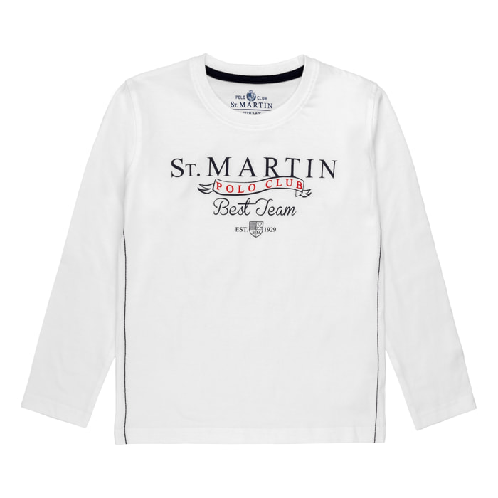 T-shirt con stampa logo