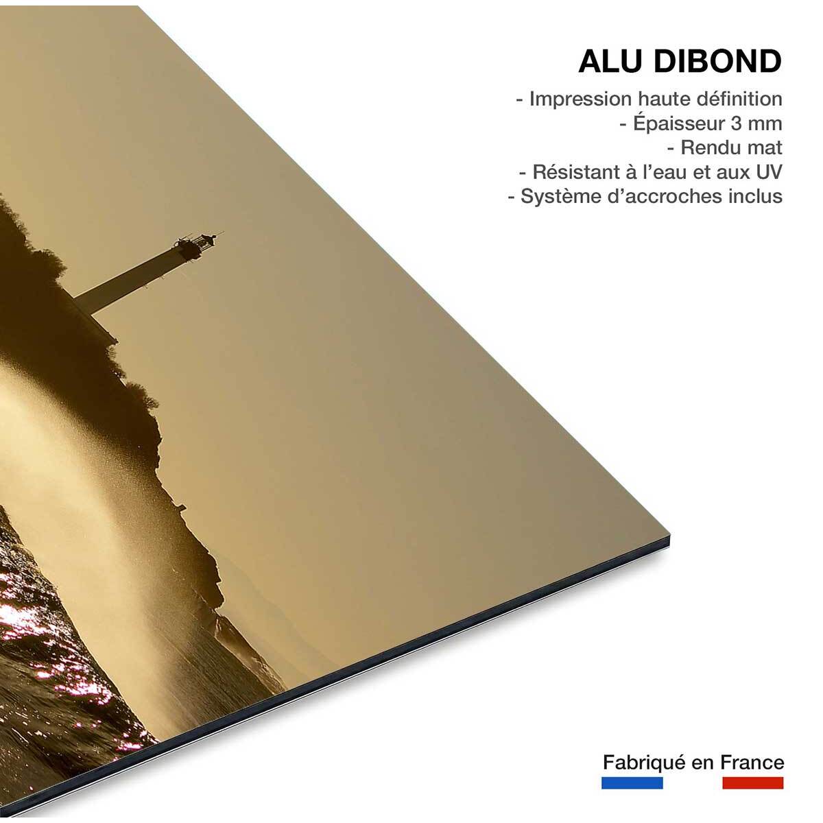 Tableau Biarritz Le phare de la pointe Saint Martin Tableau alu Dibond
