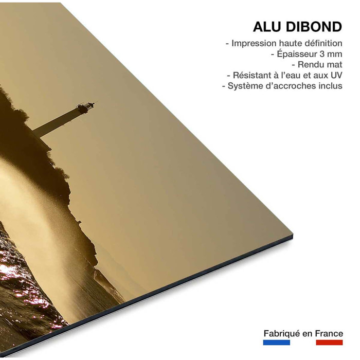 Tableau Biarritz Le phare de la pointe Saint Martin Tableau alu Dibond