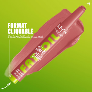 NYX Professional Makeup FAT OIL SLICK CLICK Baume à lèvres CAPTION THIS