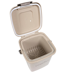 Poubelle A Compost Seau Perfore Et Couvercle