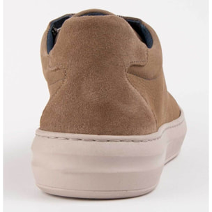 Sneaker De Piel - Beige