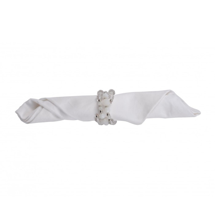 Lot de 4 ronds de serviettes bracelet