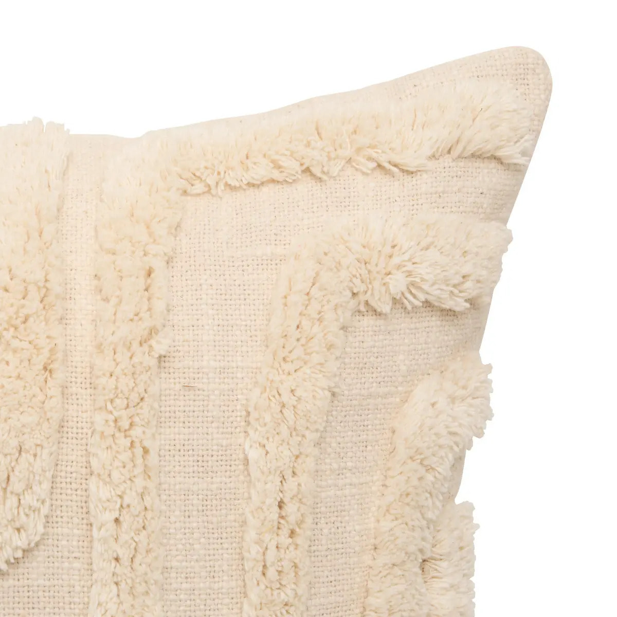Coussin Hawki rectangulaire 38x58cm blanc