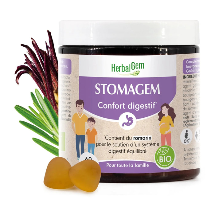 Herbalgem- Gummies StomaGem - Bio - 60 gommes