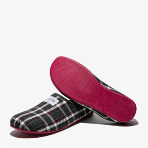 Zpatillas de Casa Mercredy Slipper Tartan Gris D.Franklin